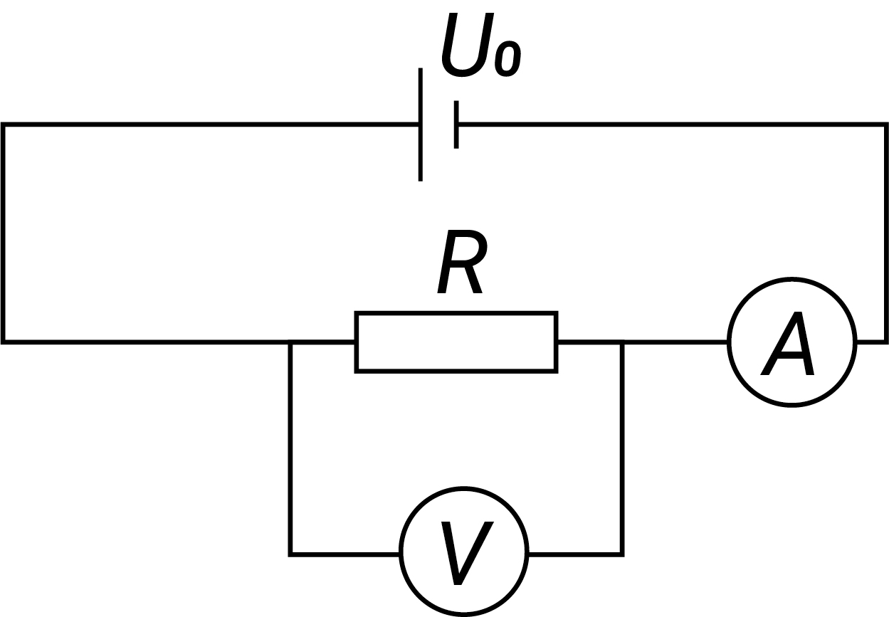 На рисунке изображена электрическая цепь амперметра
