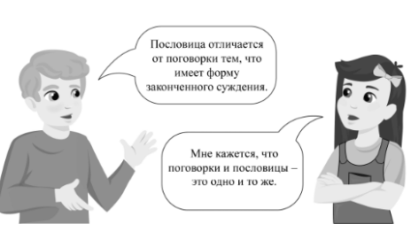 Четвероклассники Катя и Никита после изучения темы «Жанры фольклора» высказали своё мнение. Кто из четвероклассников прав? Запиши свой ответ, обоснуй его. (Почему ты так считаешь?)